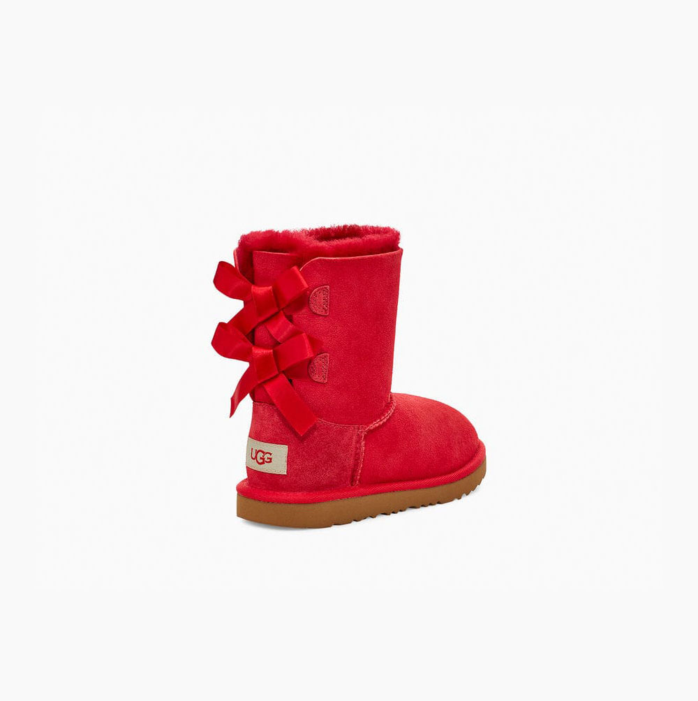 UGG Bailey Bow II - Boots Småbarn - Rød (NO-M641)